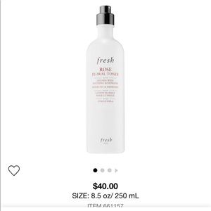Fresh Rose Floral Toner
